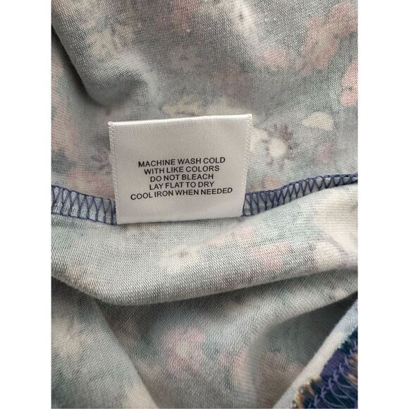 ModCloth Women’s Off-Shoulder Floral Print Top Purple Size Large - Picture 10 of 10